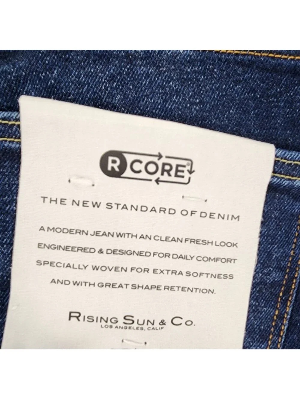 Rising Sun & Co Jeans Mens 30x34 Blue Stretch Mid Rise The Slim Fit *NWT*